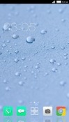 Raindrops CLauncher Samsung Galaxy Music S6010 Theme
