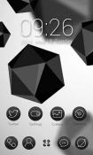 Black &amp; White Go Launcher Android Mobile Phone Theme