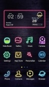 Neon Lights Hola Launcher HTC One SV CDMA Theme