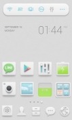 Milky Sky Dodol Launcher HTC DROID Incredible 4G LTE Theme