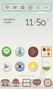 Paris Macaron Dodol Launcher HTC Desire SV Theme