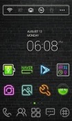 Neon Sign Dodol Launcher HTC DROID Incredible 4G LTE Theme