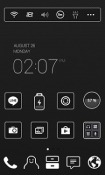 Black Label Dodol Launcher Sony Xperia neo L Theme