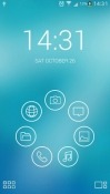 Light Lines Smart Launcher Samsung Galaxy Tab 2 7.0 P3110 Theme