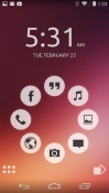 Unity Smart Launcher Samsung Exhibit 4G Theme