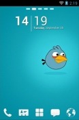 Angry Birds Blue Go Launcher Android Mobile Phone Theme