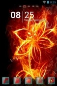 Fiery Flower Go Launcher Coolpad Note 3 Theme