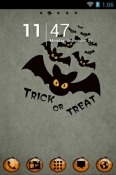 Halloween Bats Go Launcher Android Mobile Phone Theme