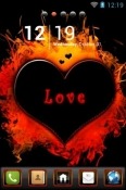 Love On Fire Go Launcher Coolpad Note 3 Theme