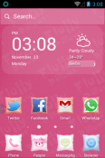 Fluffy Pillows Hola Launcher Sony Xperia tipo Theme