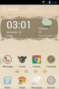 Papyrus Hola Launcher HTC One X Theme