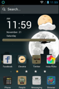 Zombie Hola Launcher Micromax A90 Theme