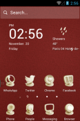 Clay Sculptures Hola Launcher BLU Amour Theme