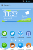 Picnic Hola Launcher Samsung Galaxy Chat B5330 Theme