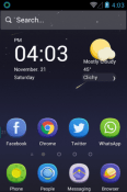 Starry Blanket Hola Launcher Huawei Ascend G600 Theme