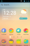 A Short Story Hola Launcher BLU Amour Theme