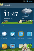 Cute Baby Hola Launcher Android Mobile Phone Theme