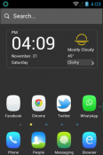 Grey Skies Hola Launcher Micromax Funbook Talk P360 Theme