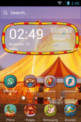 Circus Fun Hola Launcher Motorola DROID RAZR MAXX HD Theme