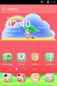 Rabbit Family Hola Launcher Acer Iconia Tab A210 Theme