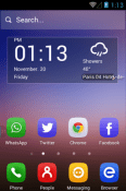 Crimson Sunset Hola Launcher Android Mobile Phone Theme