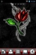 Tattoo Rose Go Launcher Android Mobile Phone Theme