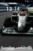 Formula One Go Launcher Android Mobile Phone Theme