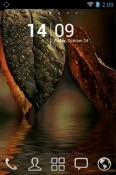 Water Leaf Go Launcher Nokia 220 4G Theme