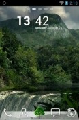 Green Forests Go Launcher Nokia 8210 4G Theme