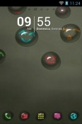 Emoticon Drops Go Launcher Nokia 220 4G Theme