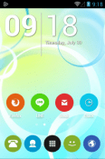 Rounded UP Icon Pack Samsung Galaxy Chat B5330 Theme