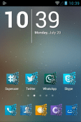 Dynamics Icon Pack BLU Touch Book 9.7 Theme