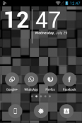 Flatcons Black Icon Pack HTC Desire 200 Theme