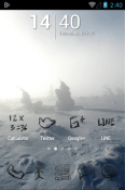 Zeon Black Icon Pack BLU Touch Book 7.0 Lite Theme