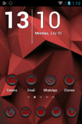 Phoney Red Icon Pack HTC Desire V Theme