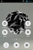 FlatCons Icon Pack BLU Touch Book 7.0 Lite Theme