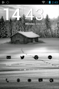 Tiny Black Icon Pack HTC One ST Theme