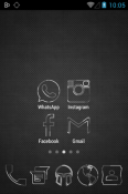 Kontur Icon Pack Sony Xperia SX SO-05D Theme