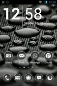 Phoney White Icon Pack HTC Desire 200 Theme