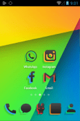 Silhouette Icon Pack Huawei Ascend G615 Theme