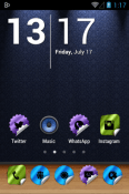 The Stickers Icon Pack HTC One V Theme