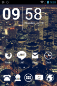 Stamped White Icon Pack HTC One V Theme