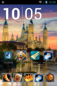 Blue Dragon Icon Pack HTC Desire C Theme