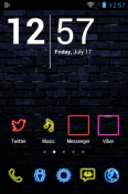 Neon Icon Pack HTC One S Theme