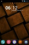 Old Brown Go Launcher Huawei Ascend P6 Theme