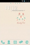 Lovely Cat Go Launcher Android Mobile Phone Theme