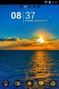 Ocean Sunset Go Launcher Android Mobile Phone Theme