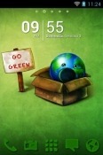 Go Green Go Launcher Android Mobile Phone Theme