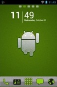 Android Green Go Launcher Android Mobile Phone Theme
