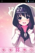 Anime Girl Go Launcher Nokia 105+ (2022) Theme